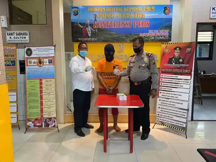 Patroli Polsek Medan Kota Ringkus Pemilik Sabu 