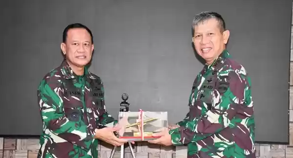 Pangdam I/BB Sambut Kunjungan Danpussenarhanud