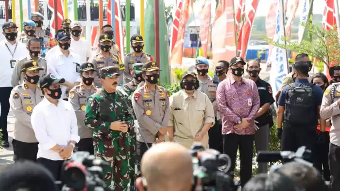 Kapolri Bersama Panglima TNI Panen Raya dan Luncurkan Kampung Tangguh Nusantara