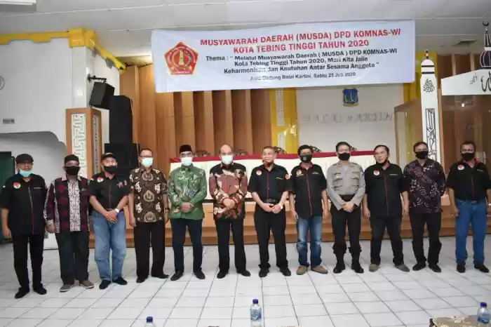 Musda Ke 5 DPD Komnas- WI Kota Tebing Tinggi Tua Mada Hasibuan Terpilih Jadi Ketua