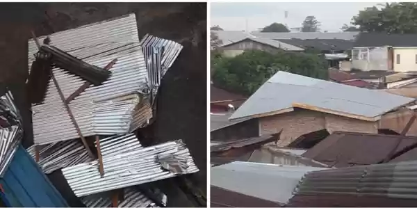 Dua Unit Rumah di Medan Johor Diterjang Puting Beliung