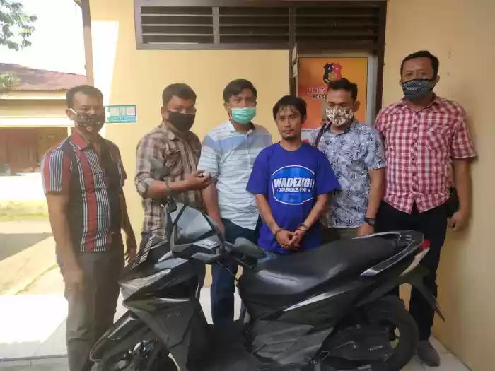 Satreskrim Polsek Bangun Ciduk  Pelaku Curanmor