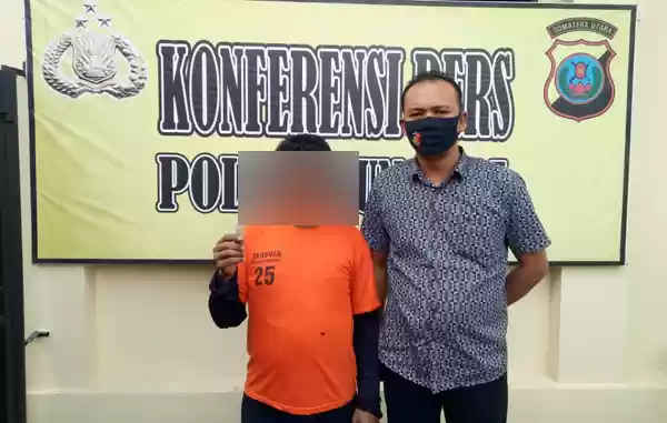 Miliki Tanaman Daun Ganja, Berurusan dengan Polsek Sunggal