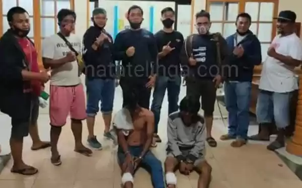 Dua Begundal di Asahan Dibedil Polisi Usai Curi Motor