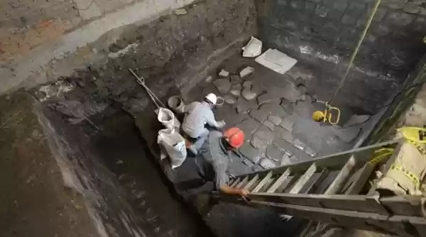 Bangunan Megah di Bawah Istana Bangsa Aztec
