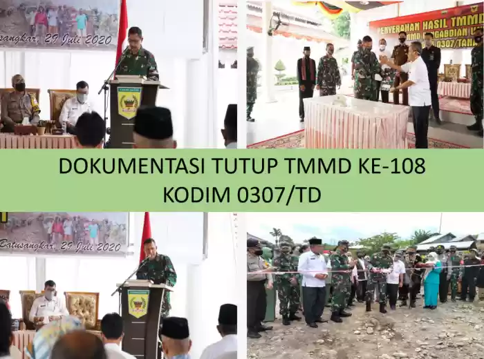 TMMD 108 Resmi Ditutup, Kapendam I/BB : TNI Selalu Turut Andil Pada Solusi dalam Kesulitan Rakyat
