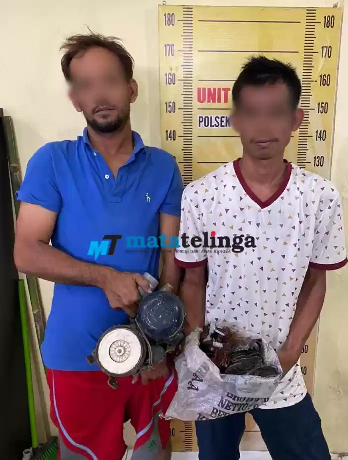 Dua Tersangka Curat Dibekuk Tekab Polsek Kota Kisaran