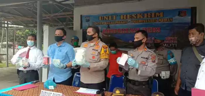 Satu Kilo Sabu dan 20 Butir  Gagal Beredar di Wilayah Hukum Polrestabes Medan