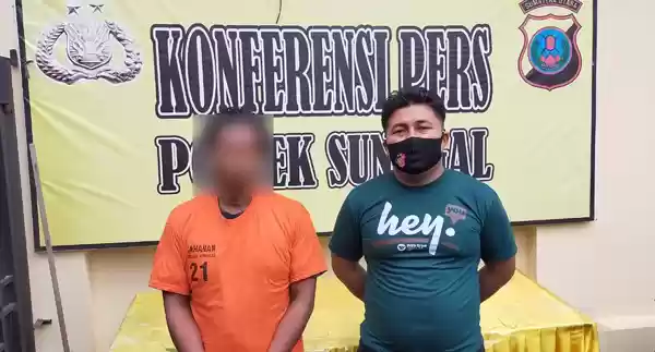 Pecandu Natkoba ketangkul Polsek Sunggal