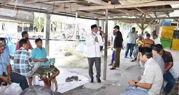 Tampung Aspirasi, Wabup Sergai Kunjungi Nelayan Tanjung Beringin