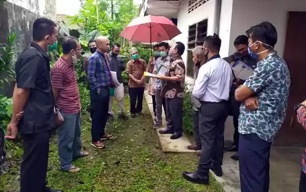 PN Medan Gelar Sidang Lapangan Di 3 Objek Perkara Rumah Dinas USU