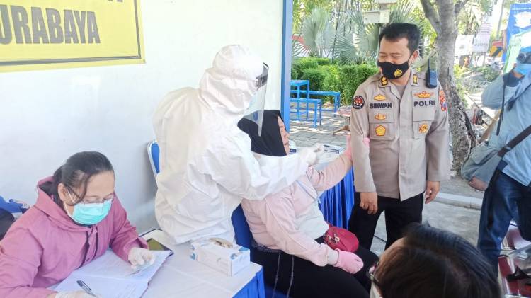 Polda Jatim Terjunkan Satgas Gakkum Dalam Operasi Aman Nusa II di Hari Keempat Pelaksanaan PPKM Darurat