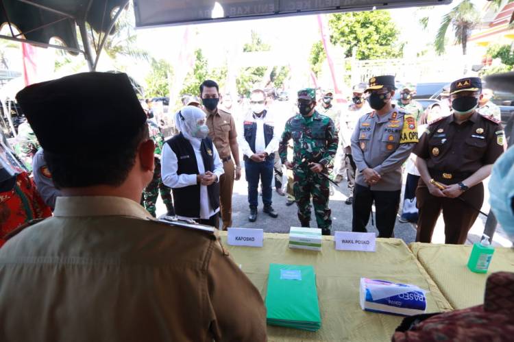 Forkompimda Jatim Membuka Gerakan Lawan covid-19 di Tuban