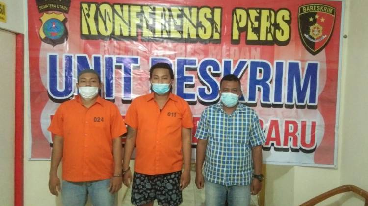 Aniaya Anggota Polri,  Abang Beradik, Ditangkap Polsek Medan Baru