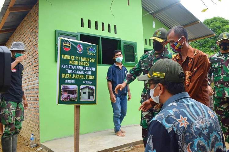 Luar Biasa Pak Jenderal Kerja Satgas TMMD Kodim 0204/DS Ini