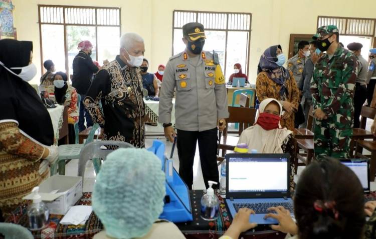 Bupati Dan Wakil Bupati Asahan Serta Forkopimda Di Aek Songsongan