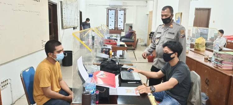 Polsek Medan Kota Amankan  Pelaku Peludahan Terhadap Pegawai PLN di SPBU Singapore Station