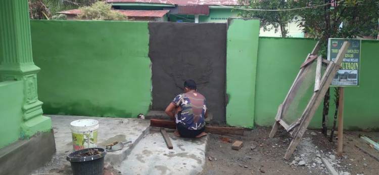 TMMD ke-111 Kodim 0204/DS, Rehab Masjid Al Muttaqin Masuki Tahap Akhir