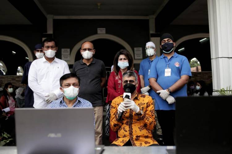 Bobby Nasution Apresiasi Yayasan Sikh Sewaks Indonesia Gelar Vaksinasi