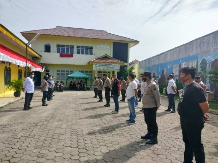 Patroli Gabungan Bersama Tiga Pilar dibantu Sejumlah Personil Polda Sumut