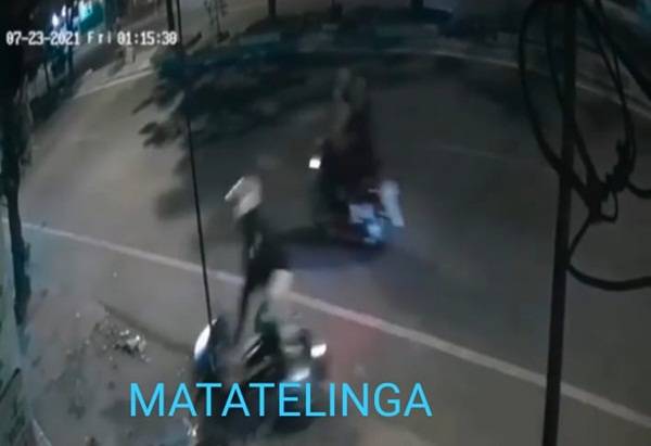 Begal Bersenjata Beraksi Dekat Posko Penyekatan PPKM Darurat di Medan,   Aksinya Terekam CCTV