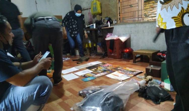 Densus 88 Anti Teror, Amankan Terduga Teroris di Dusun 10 Bandar Klippa