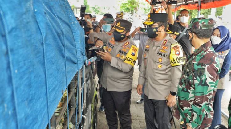 Forkopimda Jatim Pastikan Efektivitas dan Efisiensi Penyekatan di Mojokerto