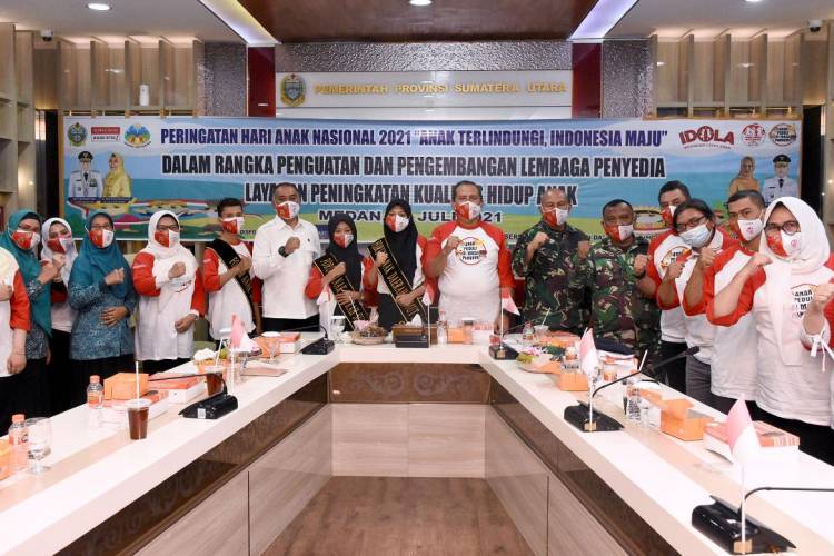 Edy Rahmayadi Minta Semua Pihak Lindungi  Anak dari Kekerasan dan Diskriminasi