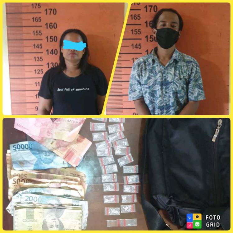 Asyik Nongkrong di Tukang Pangkas, 2 Pengedar Sabu Keciduk Polisi