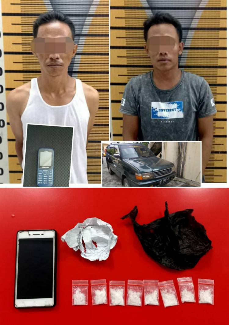 Simpan 10,05 Gram Shabu Di Bawah Jok Mobil,  Ipin Dan Suri Di Simpan Dalam Sel