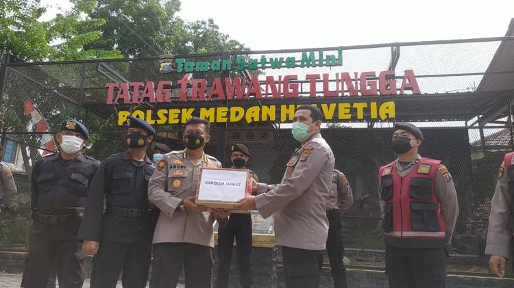 Kapolda Sumut Berikan Susu, Telur Dan Vitamin Di Jajaran Polrestabes Medan
