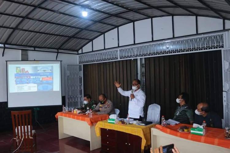 Rakor PPKM Mikro Pemkab Simalungun, Wakil Bupati Sebutkan 2 Kecamatan di Zona Merah Covid-19
