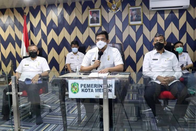 Bobby Nasution Sampaikan Minimnya Cadangan Vaksin pada Rapat Evaluasi PPKM Level IV di Luar Jawa-Bali