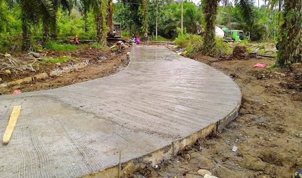 Segera Rampung, Ini Wujud Jalan Cor Rigid Beton TMMD Kodim 0204/DS