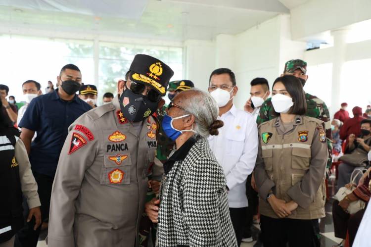 Sebanyak 538.024 Orang, Sudah Vaksinasi Polda Sumut   .