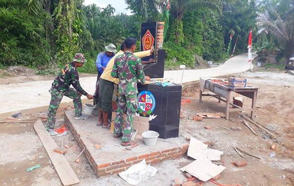 Tugu TMMD 111 Kodim 0204/DS, Wujud Kemanunggalan TNI-Rakyat dalam Sinergi Membangun Negeri