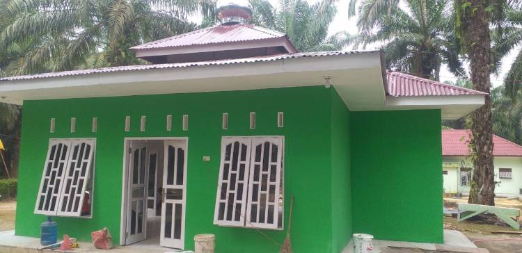 Pembangunan Mushollah Nurul Ikhlas tinggal tahap finishing