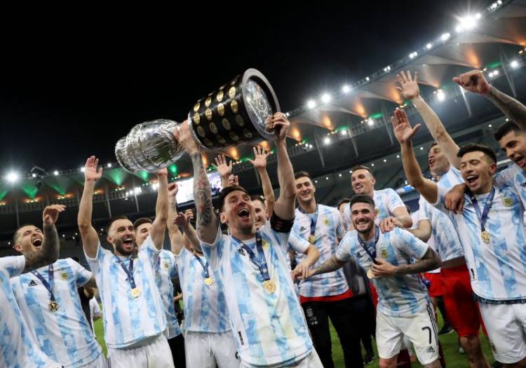 Timnas Argentina Juara Copa America 2021