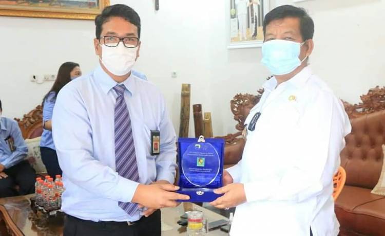 Terima Audiensi Kepala Kantor Perpajakan Pratama Pematangsiantar, Ini Harapan Bupati Simalungun