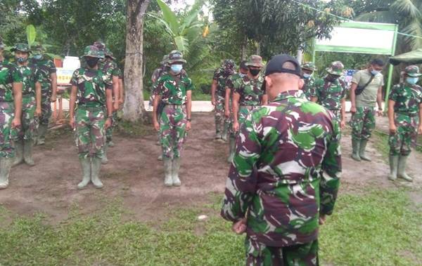 Wajib Berdoa, Ikhtiar Satgas TMMD Kodim 0204/DS Sebelum Kerjakan Sasaran Fisik