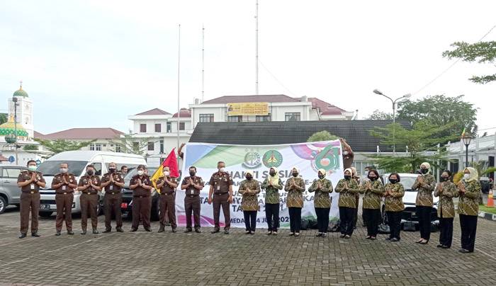 Sambut HBA ke-61 Tahun 2021, Kejati Sumut Gelar Baksos ke Panti Asuhan dan Rumah Ibadah