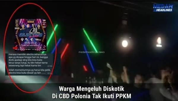 Di Tengah PPKM, KTV di CBD  Polonia Tetap Buka