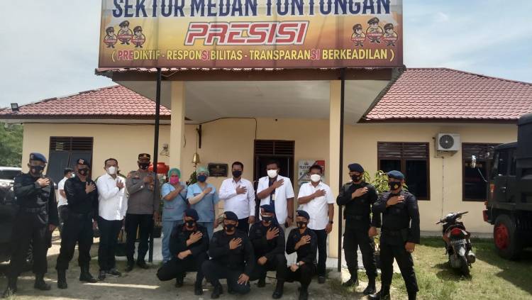 Tim Satgas Gakkum Diberikan Suntikan Vitamin Jaga Imun Tubuh Tetap Sehat