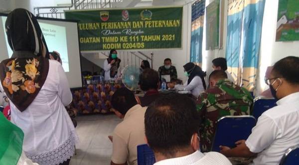 Satgas TMMD Kodim 0204/DS Gelar Penyuluhan Perikanan
