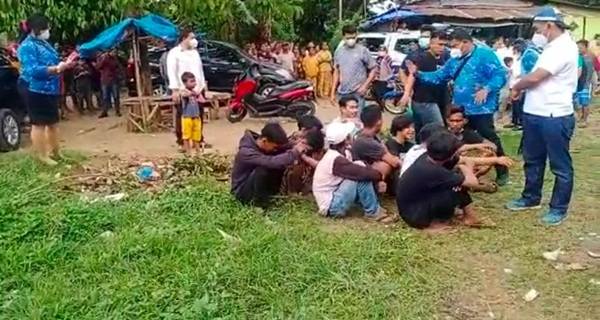 Seorang Oknum Aparat Bersama 7 Warga Diamankan BNNP Sumut Saat Penggrebekan di Selambo