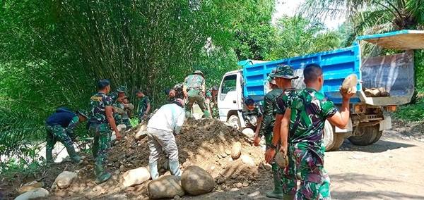 Semangat Satgas TMMD 111 Kodim 0204/DS Tak Kendor Jelang Akhir Penugasan