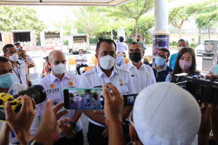 Wakil Wali Kota Medan Apresiasi CSR Sembako Dari Supermarket Berastagi