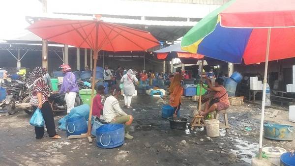 Dampak PPKM, Pedagang Ikan di Belawan Mengeluh Sepi Pembeli