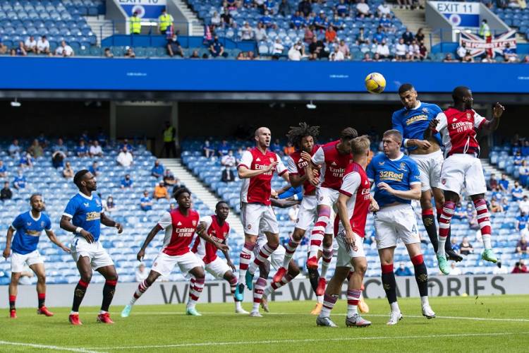 Laga Persahabatan : Arsenal vs Glasgow Rangers Berakhir Imbang 2-2