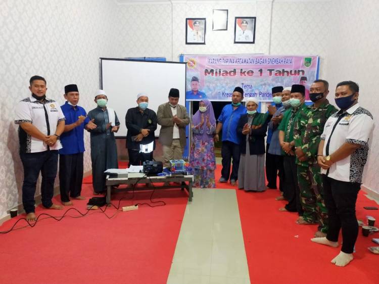 Dan SSK TMMD hadiri acara syukuran Milad ke-1 Karang Taruna Kec. Basira.